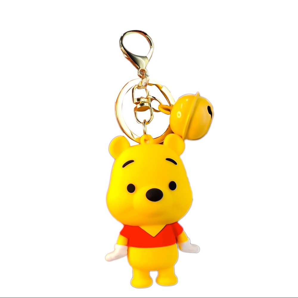 Winnie The Pooh Winnie 3D Cartoon Keychain - Picture 4 of 5